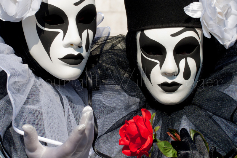 Masken Pierrot 1
